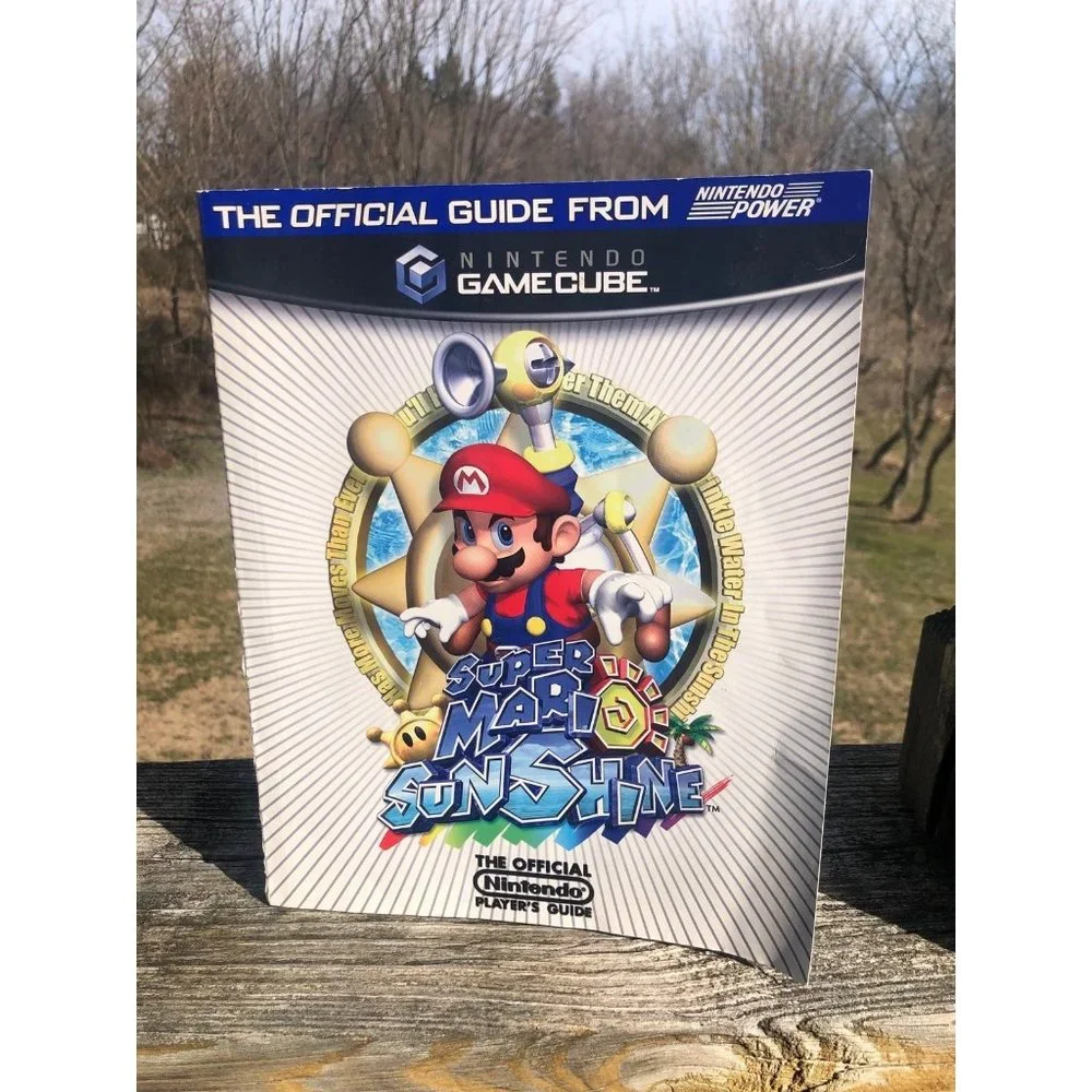 super mario sunshine walk through guide booklet Nintendo gamecube